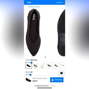 Mia flats like new very comfortable